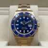 FSOT: Rolex Submariner Date 126618LB Yellow Gold Blue Dial Mint July 2024 - Image 2